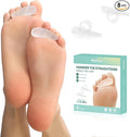 Welnove Hammer Toe Straightener Toe Corrector for Women - 8 Pcs Hammer Toe Cushion Pads for Bent, Crooked, Curled, Claw, and Hammer Toes - Soft Support and Realignment(Clear, One Loop Design)