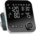 Blood Pressure Monitor Upper Arm Monitors for Home Use Adjustable 8.7"-16.5" Cuff LED Display 2x120 Memory Intelligent Voice Portable Machine with Storage Bag