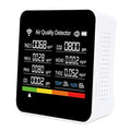 fosa Air Quality Detector - 14 in 1 Smart WiFi Portable Indoor Air Quality Monitor with PM2.5, Temperature, Humidity, VOCs Sensors for Home, Office, Travel