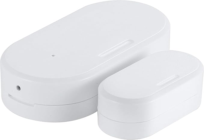 Haozee Door and Window Sensor, Requires Zigbee Hub, Zigbee Connection, Wireless Detector for Alarm Systems and Smart Homes, Compatible with Home Assistant,SmartThings