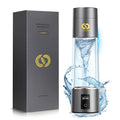 Hydrogen Water Bottle Generator - Up to 6400 PPB & 12-Hour Hydrogen Retention - H2 Certified SPE/PEM Tech - Portable, Recovery & Easter Wellness Gift (Grey)