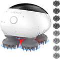 Electric Scalp Massager, Portable Head Stress Relax,IPX7 Waterproof Rechargeable Head Massager Scalp Stress Relax, Body for Deep Cleansing, Relief, Hair Growth (Black)