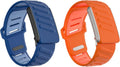 Sport Bicep Bands for Whoop 4.0-2 Pack Adjustable Silicone Breathable Wristbands Replacement Strap Compatible with Whoop 4.0/3.0 Sleep, Wearable Health, Fitness & Activity Tracker