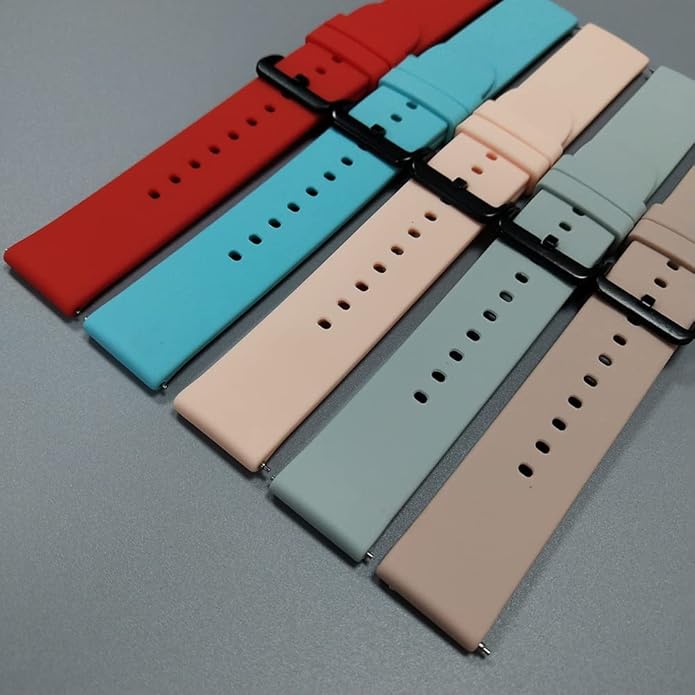 22mm Silicone Strap for Spade Co Health Smartwatch 4, IBESI VWY27, Amzhero/VRPEFIT/Quican/Faweio/Fitpolo IDW13, zakotu/Jugeman Y66, WeurGhy/Kuizil T70, SAIKATI/SOUYIE IDW28, Tensky GTX12, Gydom LW51 Smart Watch Bands