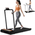 Walking Pad Treadmill, 3 in 1 Under Desk Treadmill for Home Office w/2.5HP Motor/4.0MPH/45dB, Walking Pad w/Safety Handle/Remote/LED Display, Portable Treadmills Supports Up to 300lbs
