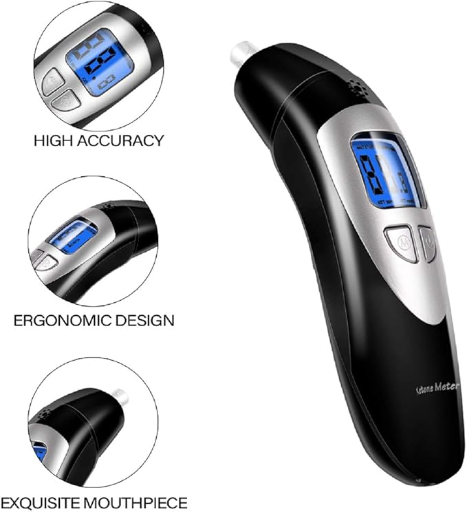 Ketone Analyzer Tester High-Precision Ketone Breath Monitor for Health Tracking