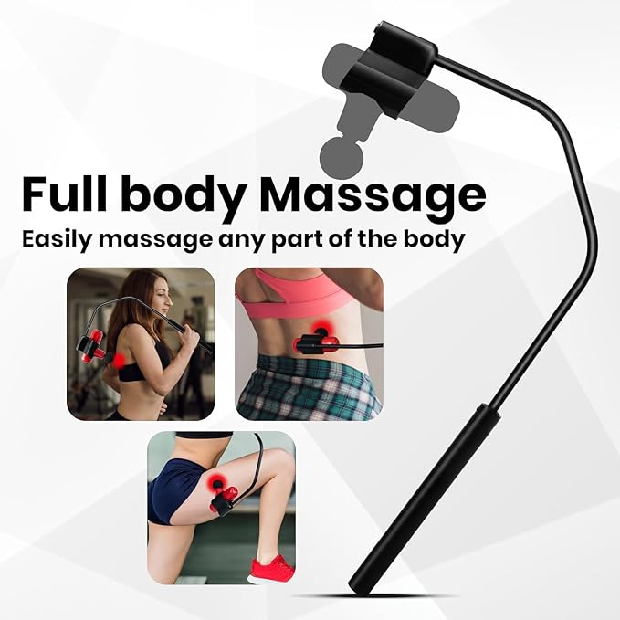 Massage Gun Holder for Back, Compatible with Most Mini Massage Guns, for Hard to Reach Areas (Works with Cute X)