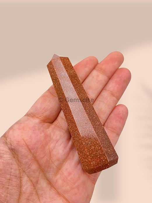 WholesaleGemShop 3 Inch Gemstones Obelisk Tower Jumbo Facet Aura Rock Crystal Natural Polished Earth Wand Spirit
