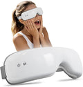 Pinailon Eye Massager with Heat,Rechargeable Heated Sleep Mask for Comfort and Relaxation Music,Soothes Tired Eyes,Fast Heating,180° Foldable, Eye Mask for Her Him