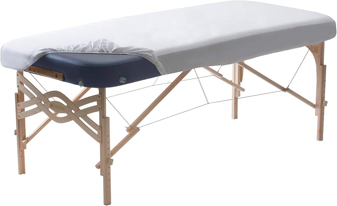 EARTHLITE Premium Microfiber Massage Sheet Set - Silky, Wrinkle Resistant, Quick Drying, 3piece Set (Fitted, Top, Face Pillow Cover)