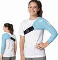 ComfiTECH Youth Shoulder Arm Ice Pack Wrap for Young Pitchers, Ice Arm Sleeve for Teen Volleyball Players, Flexible Cold Application for Throwing Recovery, Elbow Joint & Muscle Comfort, Large