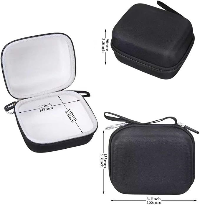 Aproca Case Compatible with Omron Evolv Bluetooth Wireless Upper Arm Blood Pressure Monitor, Portable Storage Bag for Accessories (Black)