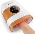 SHINE WELL Hand Massager - Cordless Hand Massager with Heat and Compression for Arthritis and Carpal Tunnel - Muscles Pain Relief from Wrist to Palm and Finger