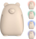 Pure Enrichment PureBaby Kids Bear Air True HEPA Air Purifier - 4 Stage Air Filtration, UV-C Light, & Night Light for Medium-Large Rooms - Baby Nurseries, Kid Bedrooms (Sweet Oat)