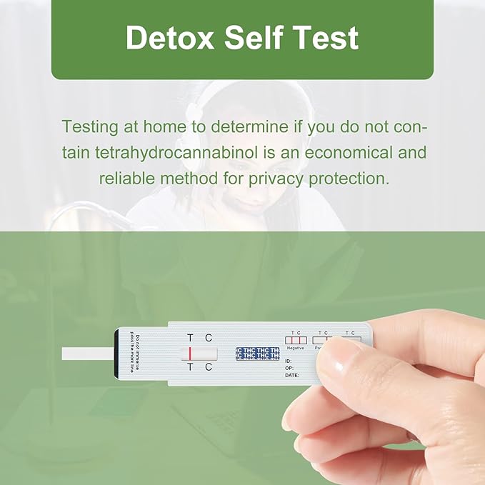 THC Drug Test Kit – 12 THC Test Strips for Urine – Fast & Accurate Marijuana Detection for Home or Workplace – Easy to Use, Results in 5 Minutes
