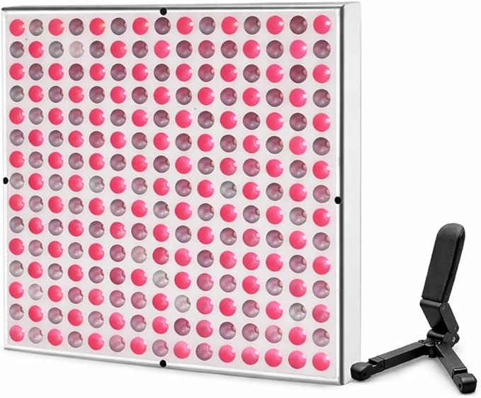 Red Light Therapy for Face & Body,120‑LED Red/Infrared Healing Lamp for Skin, Pain Relief, Muscle Recovery, Yoga & Workout Support