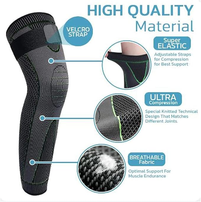 Tourmaline Acupressure Selfheating Knee Sleeve with Tourmaline Acupressure Self-Heating Shaping Socks, Mugwort Acupressure Shaping Knee Pads ，Detox Sculpting Knee Pads
