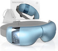 HuBDIC HubiCare Eye Massager with Heat, Vibration, and Music Helps Relieve Strain, Dark Circles, Dryness, and for Migraine Relief Relaxation and Better Sleep Gifts for Women/Men (Ice Blue)