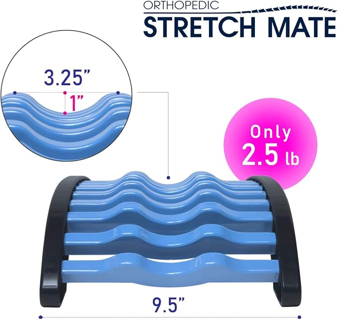 U.S. JACLEAN Orthopedic Back Stretching Support Stretch Mate for Back and Sciatica Pain with Cushion Pad