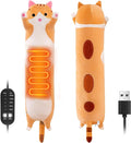 Cat Heating Pad for Period Cramps Menstrual Pain Relief, Portable Electric Heat Pads USB Powered, Cute Cats Plush Stuffed Animals Funny Gifts for Women Teen Girls Cat Lovers Birthday Easter Christmas