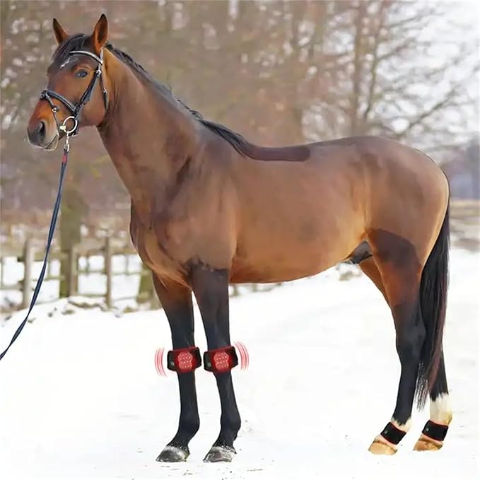 LED Red Light Therapy Device for Horse Hoof, Horse Near Infrared Therapy Wrap Portable Deep Light Therapy for Horse Wounds and cuts Joint Pain Relief