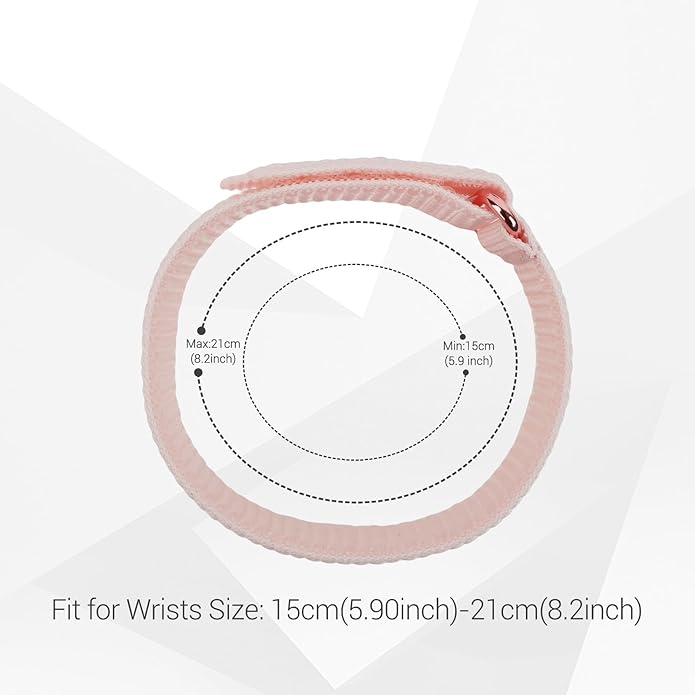 Nylon Loop Replacement Strap Compatible with Hume Health Band, Soft Breathable Adjustable Sport Wristband for Fitness Tracker, Women & Men