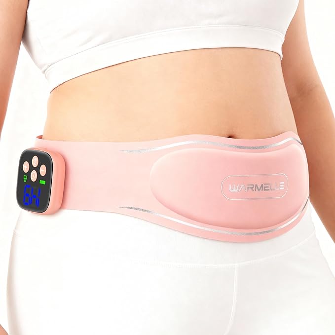 Heating Pad for Period Cramps, Portable Heating Pad for Back - Instant Soothing Menstrual Cramp Relief, Cordless Heating Pads Rechargeable - FSA Eligible and HSA Eligible