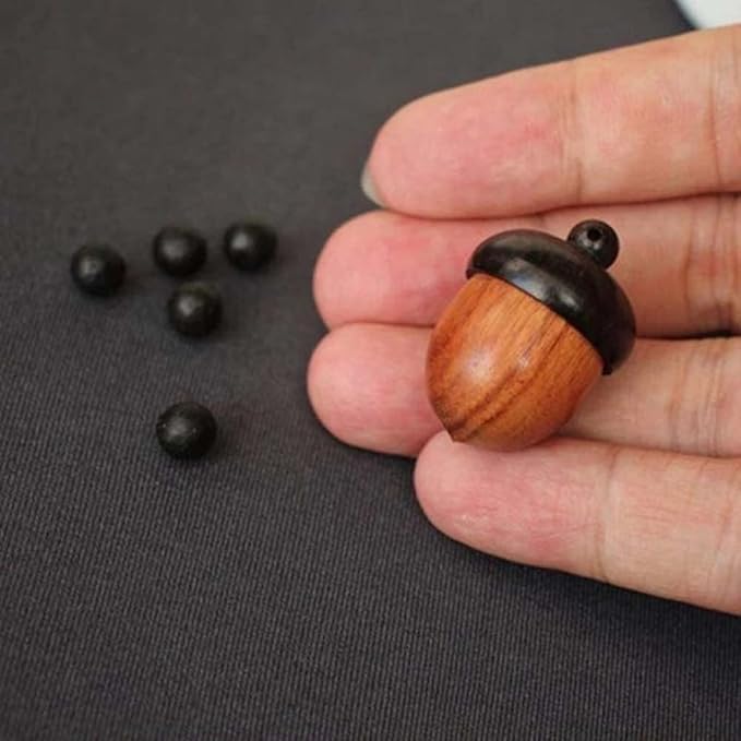 Travel Pill Case Wooden Pill Box Mini Granule Storage Box Sandalwood Outdoor Medicine Tablet Container Capsules Organizer