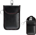 Faraday Pouch for Car Keys, Signal Blocking RFID Faraday Bag Cage, Anti-Theft Key Fob Pouch Protector (Medium)