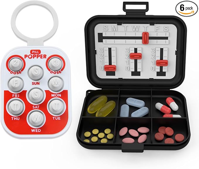 Pill Popper - Memory Aid Medication Dose Tracker (Bundle)
