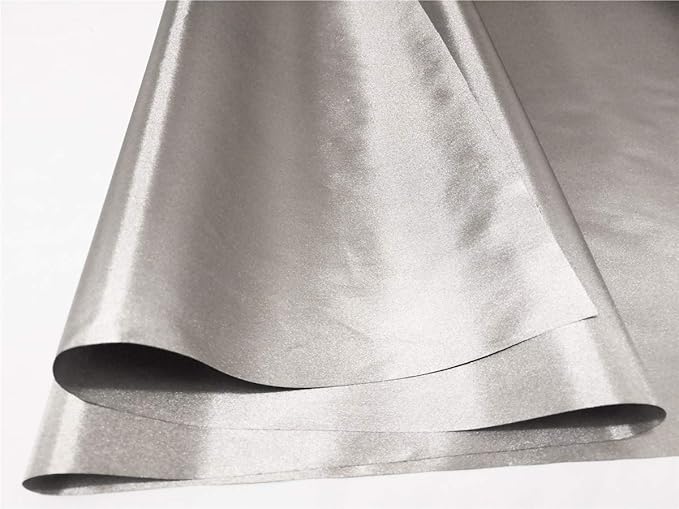 Soft Conductive Copper Nickel Plated Electricity Magnetic RF Shielding Fabric for Smart Meters 39"x43" (50 Meters Long)