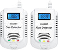 Carbon Monoxide and Natural Gas Detector,Combination Carbon Monoxide and Gas Detector Plug in for Home,Bedroom,RV (2 Packs)