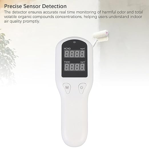 Marhynchus 2 in 1 Air Quality Tester Indoor Air Quality Monitor Portable VOC & Odor Detector with Real Time Display for Home Office New Houses