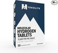 HydroLite Molecular Hydrogen Tablets for Drinking Water with Magnesium | Highest Concentration H2 12,000 PPB | Antioxidant, Detox | Made in USA, 30 Tablets (Unflavored)