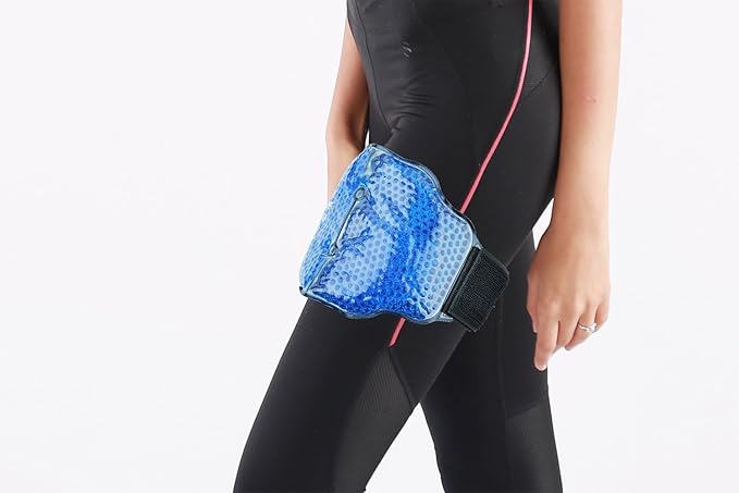 Set of 2 Large Ice Packs for Injuries, Ice Wrap Hot Pack for Pain Relief, Knee, Sciatica, Back, Migraine, Arthritis,Shoulder Pain Ice Pack-Neck Warmer-Set Includes 2 Ice Heat Packs,Extension Straps