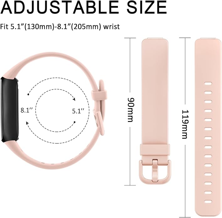 AK Band Compatible with Fitbit Inspire 3 Bands for Women Men, Adjustable Replacement Sport Wristbands Straps for Fitbit Inspire 3 Fitness Tracker
