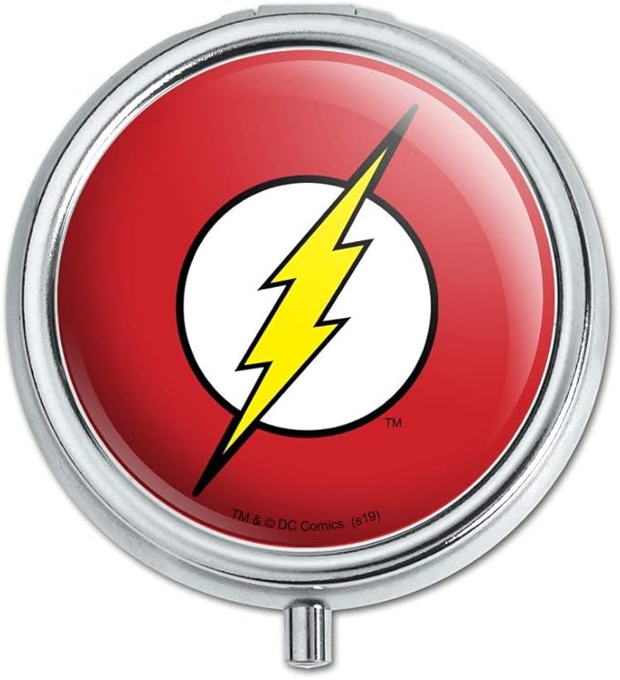 The Flash Lightning Bolt Logo Pill Case Trinket Gift Box
