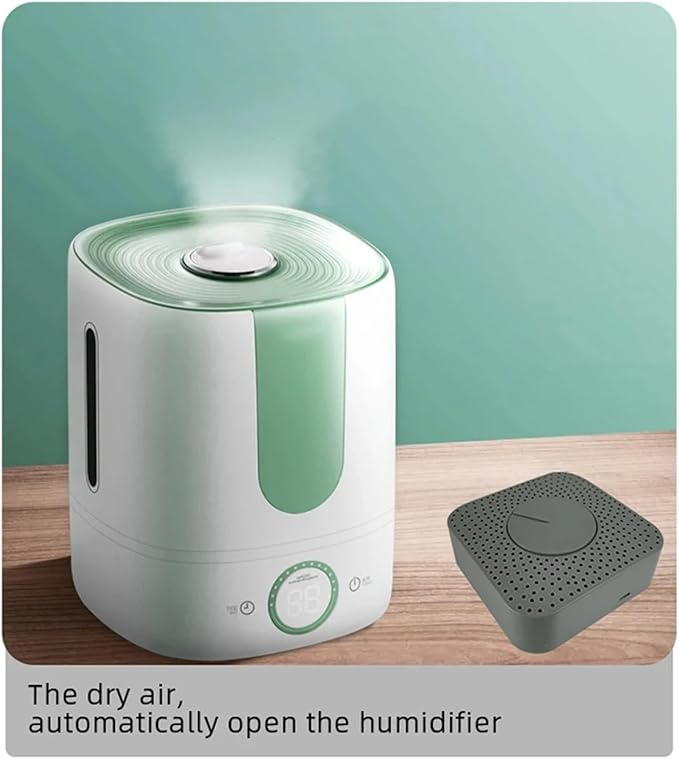 Tuya ZigBee WiFi Air Quality Monitor 5in1 Air Housekeeper HCHO/CO2/VOC/Temperature/Humidity Detector Compatible with Alexa Google Home(Tuya Zigbee)