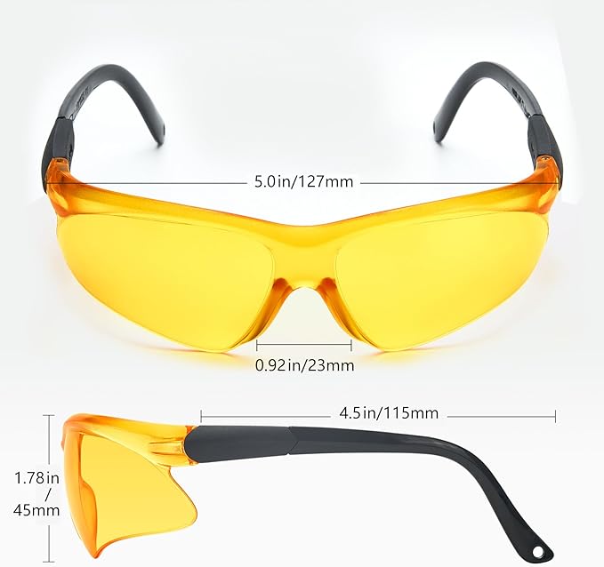 Shooting Glasses for Youth & Small Face Adults - Anti-Fog ANSI Z87.1 Certified Teens Range Shooting Eye Protection
