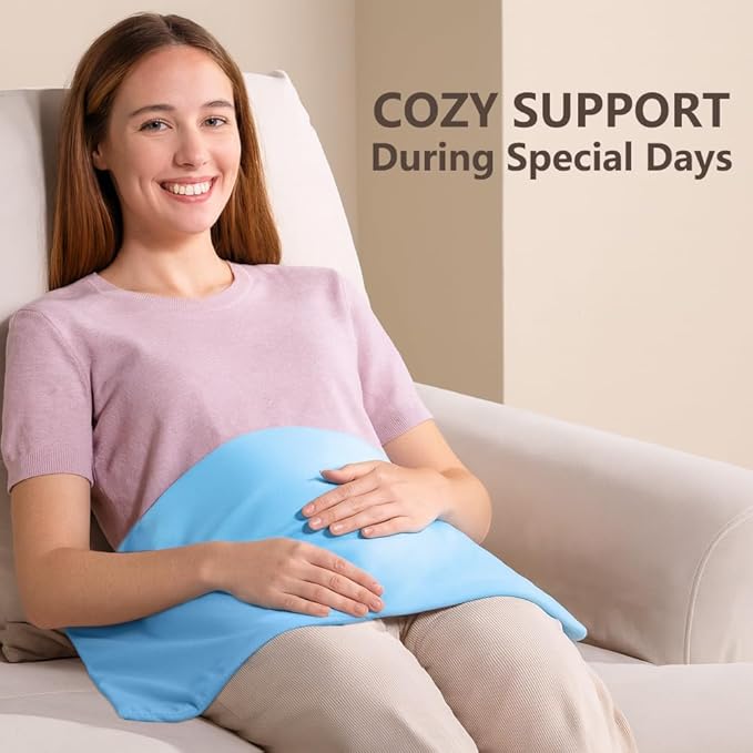 Boncare® Stay-On Large Vinyl Electric Heating Pad for Neck and Shoulders and Back Without Auto-Off, Low & High Heat Levels, Waterproof Hot Heat Pad with Washable Cover (12”x24”, 3-Pack)