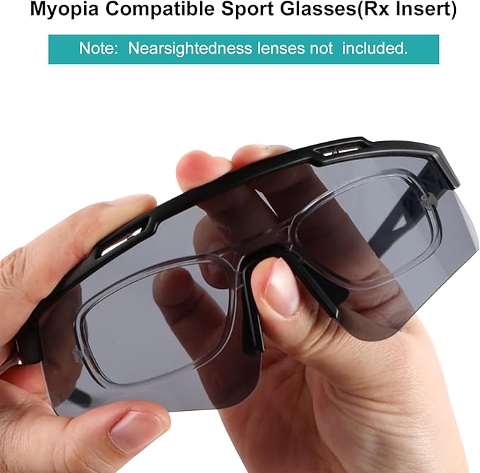 Tactical Eyewear Anti Fog, ANSI Z87.1 Sports Glasses with 3 Interchangeable Lens UV400 Protection Airsoft Goggle