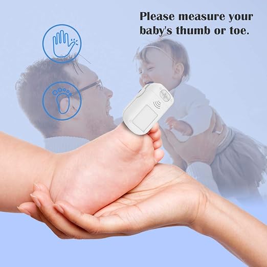 Pulse Oximeter, OLED Display Oxygen Monitor Fingertip, Blood Oxygen Saturation Monitor (SpO2) with Carrying Case, Batteries and Lanyard