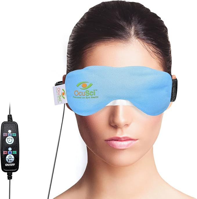 Dry Eye Compress with HydroHeat Machine Washable Cover, Save 40%, Microwave for Moist Heat Therapy or Freeze for Cold Therapy to Treat: Dry Eye Syndrome (USB Dry Eye Compress)