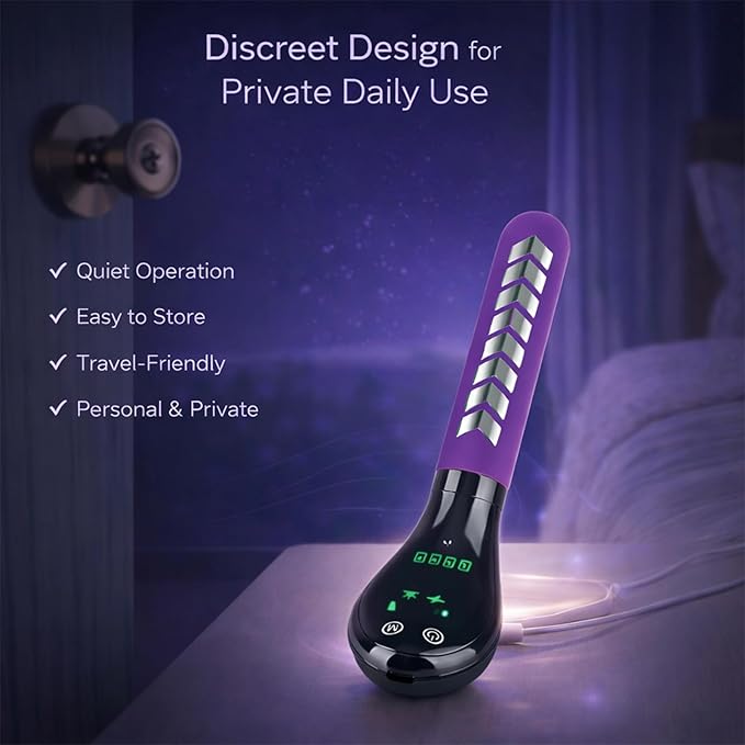 Pelvic Floor Exerciser for Women, kegel Pelvic Floor Trainer, Pelvic Floor strengthening Device, kegel Exercise Tool with Multiple Modes, Discreet Rechargeable Personal Care Device (Purple)