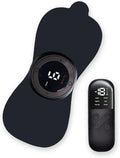 Wearable Relief Pad - Drug-Free Pain Relief with Heat & Vibration, 3 Heat Levels, 6 Massage Modes - Portable & Discreet for On-The-Go Use with Remote Control