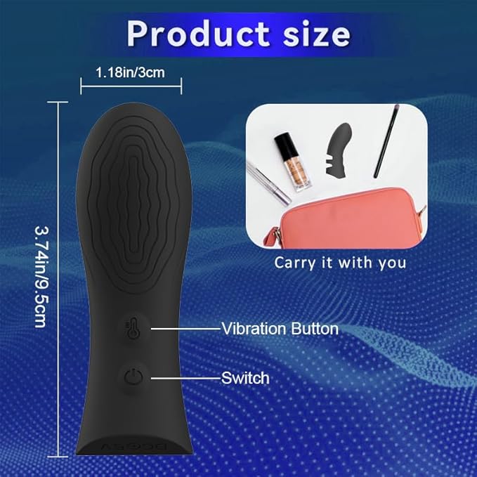 2026 New Handheld Massagers Workout Travel Small Massage with Heating Function Mini Handheld Electric Back and Finger Massage Recovery Tools with Quiet 10 Powerful Percussion Modes u79f (Black)