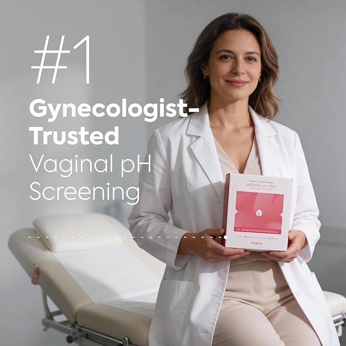 Vaginal pH Test Kit - Yeast Infection Test & BV Test Strips for Women - Clinical Grade, Accurate and Quick Results in 30 Seconds - 10 Self Tests