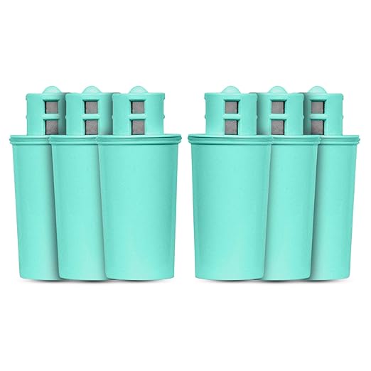 Crystal Quest Alkalizing Water Filter Pitcher Cartridge - Advanced Filtration for Clean, Healthy Water, Enhances Mineralization, Long-Lasting Design, Easy Installation - 1,000 Gallons [Pack of 6]