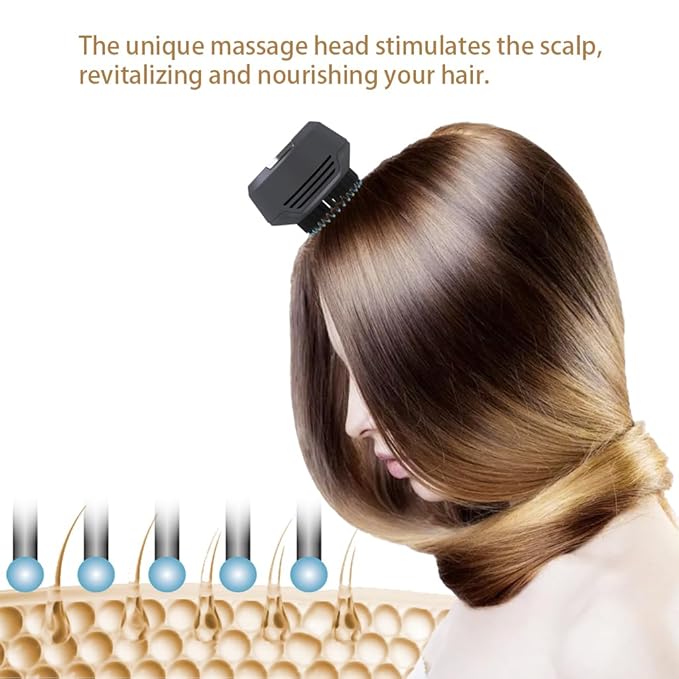 Electric Dandruff Comb,scalp-treatments, Eliminate dandruff and protect your scalp, maintaining clean and beautiful hair appearance(Unisex)