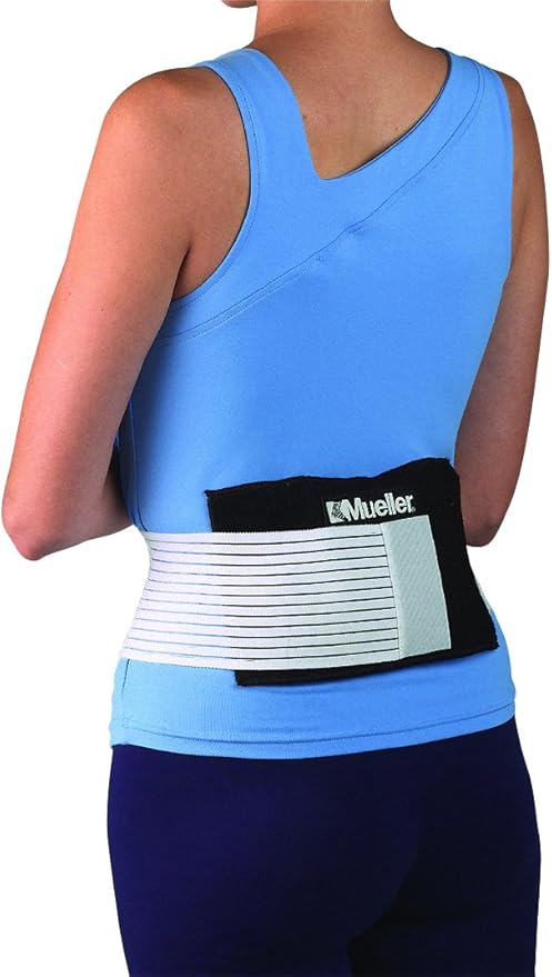 MUELLER Sports Medicine Adjustable & Reusable Cold/Hot Wrap, Ice Pack, Cold & Hot Packs for Injuries and Pain Relief, White/Black